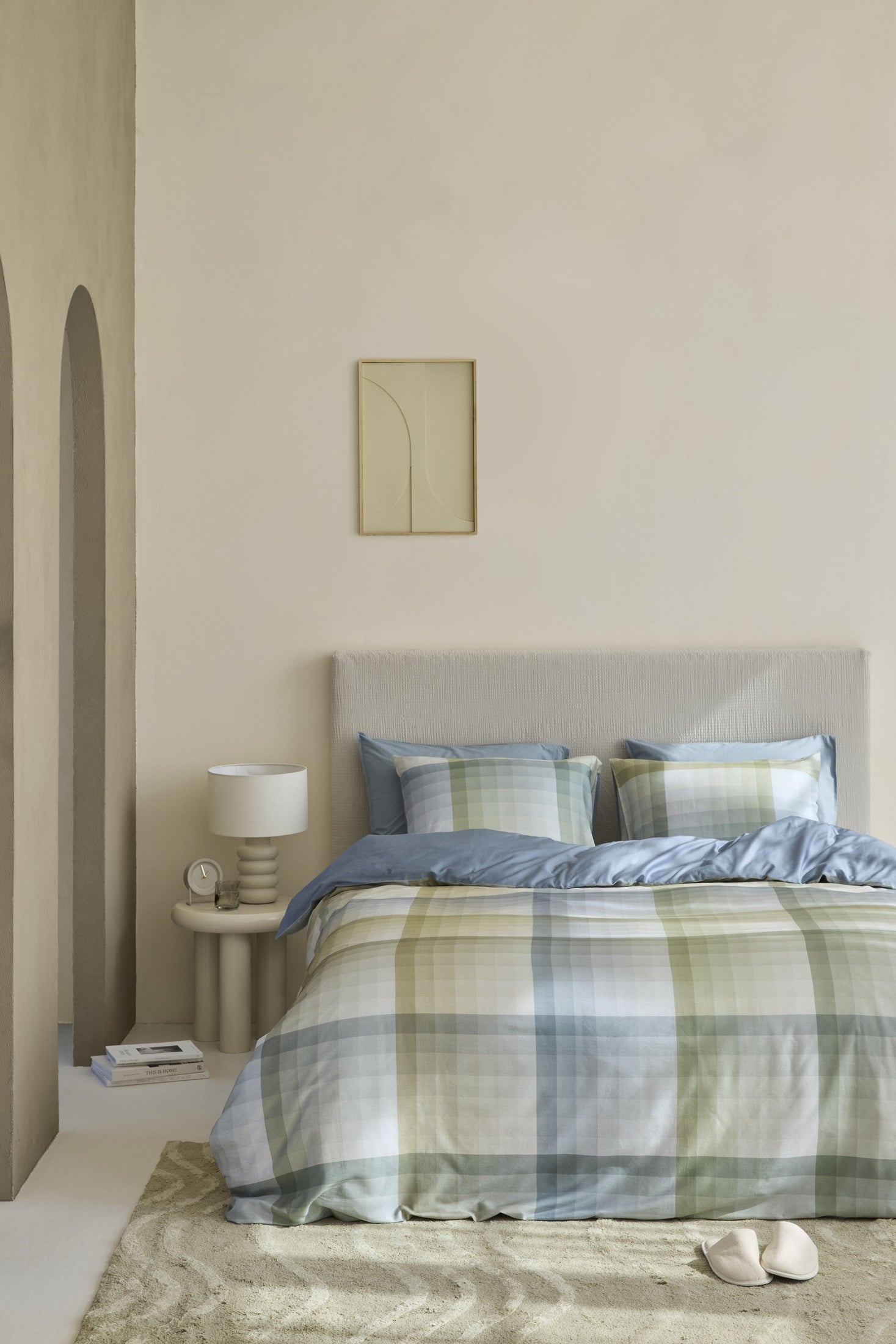 Housse de Couette Beddinghouse Satin Sil - Bleu Vert