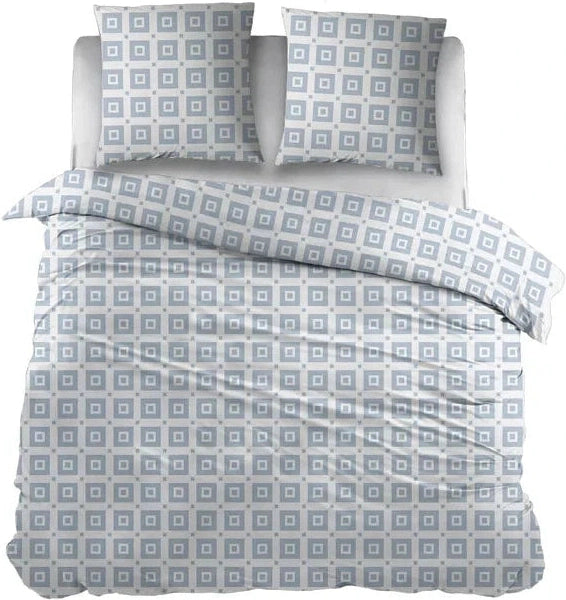 Ensemble de draps Sleepnight Coton Caroline Bleu