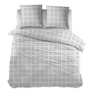 Sleepnight Lakenset flanel Ilse grijs