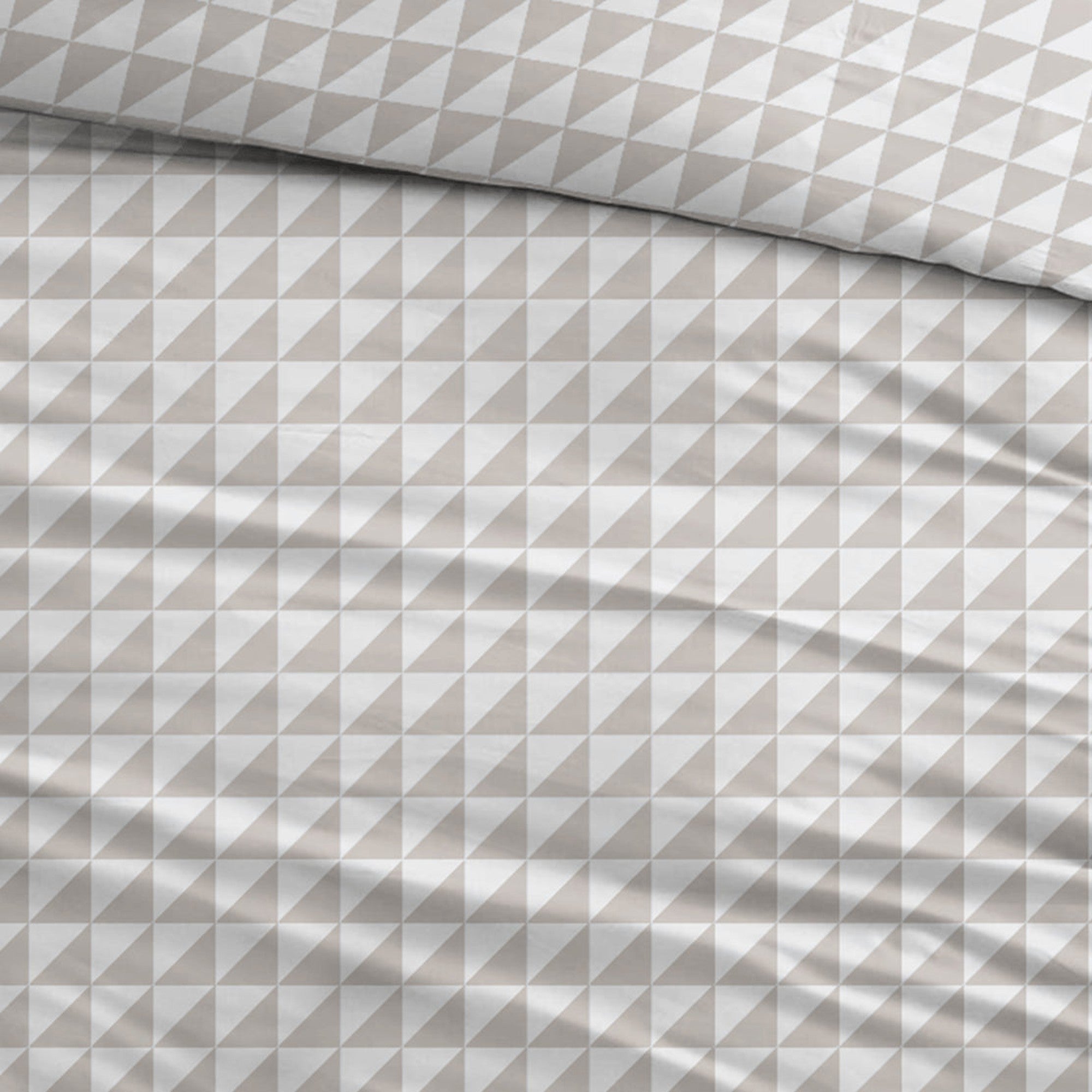 Sleepnight dekbedovertrek flanel Irina beige