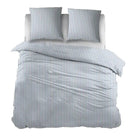 Sleepnight dekbedovertrek flanel Iris blauw