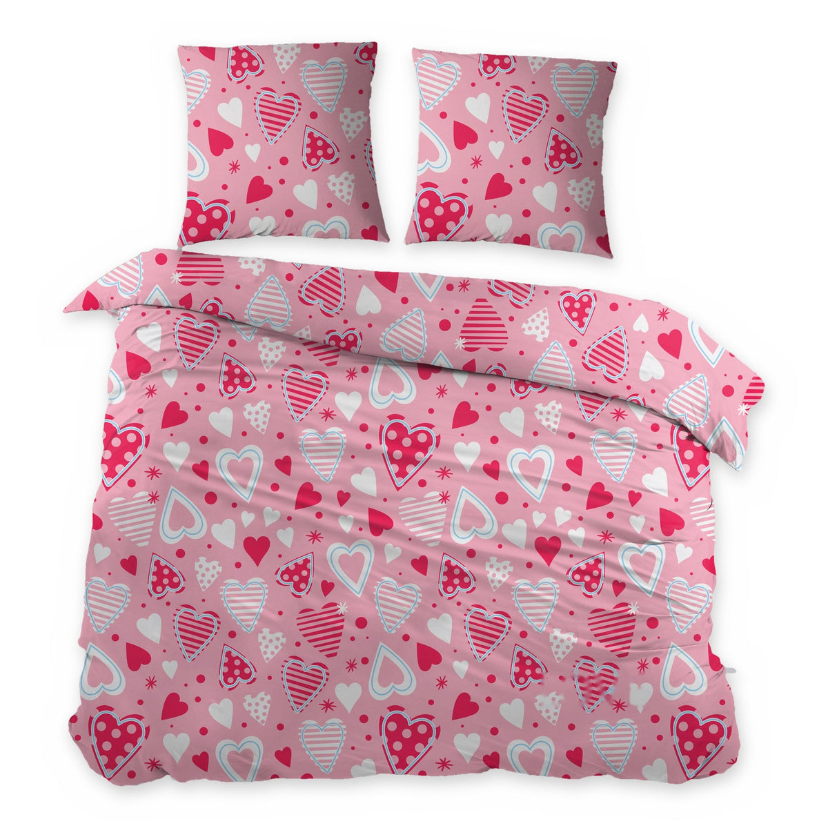 Sleepnight dekbedovertrek flanel Love