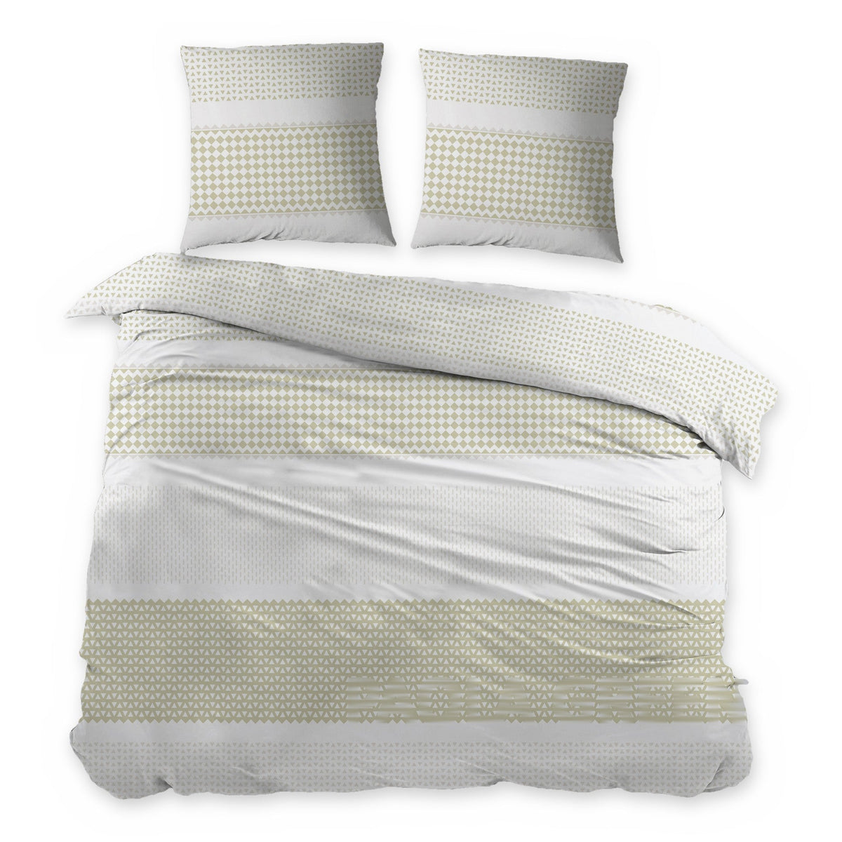 Sleepnight lakenset flanel Paola groen