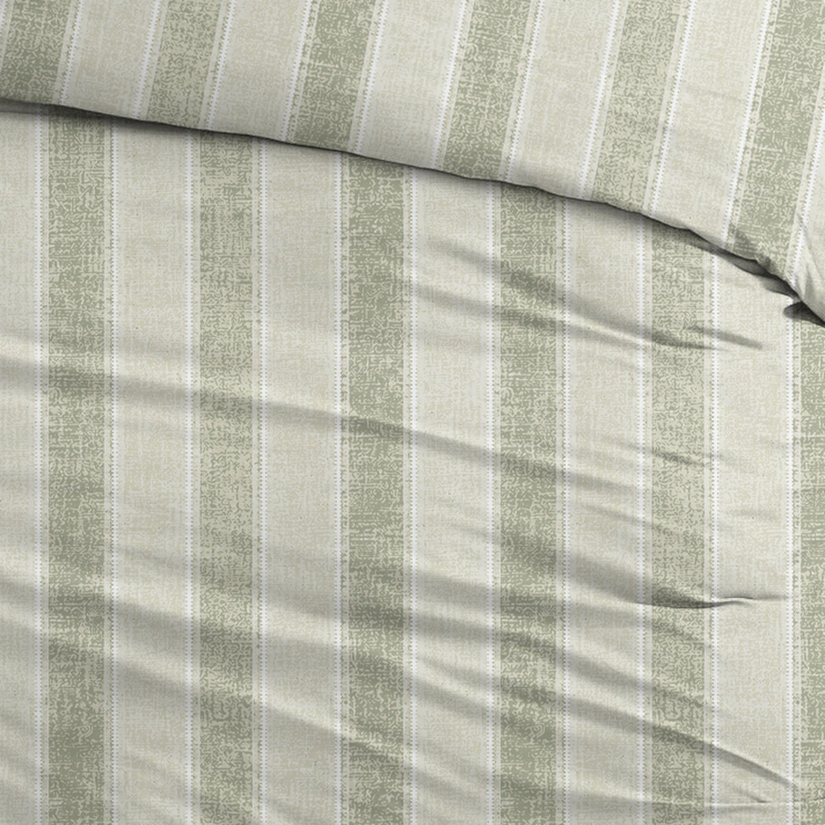 Sleepnight dekbedovertrek flanel Penelope groen