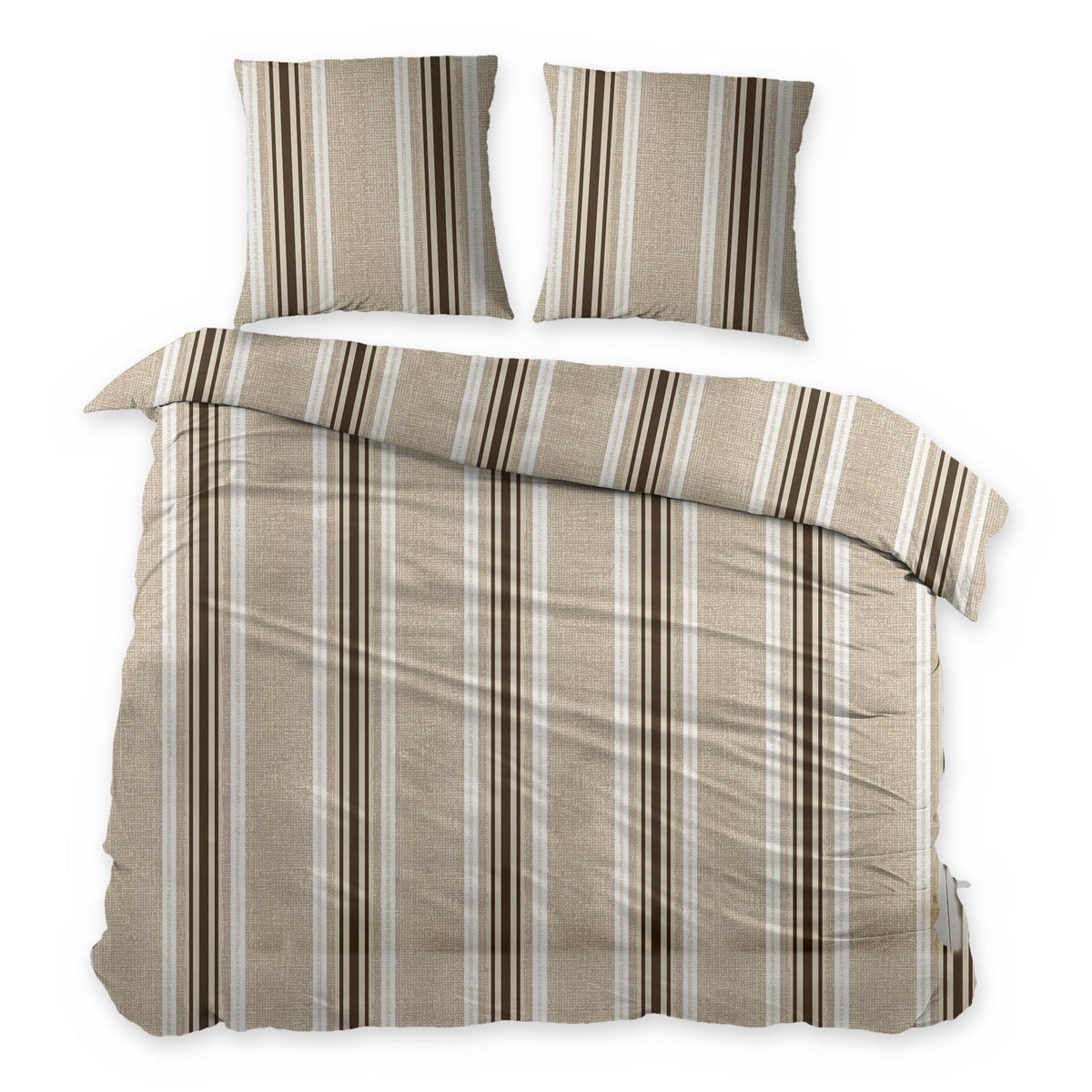Sleepnight dekbedovertrek flanel Philomeen beige