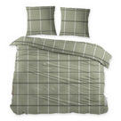Sleepnight dekbedovertrek flanel Pommelin groen