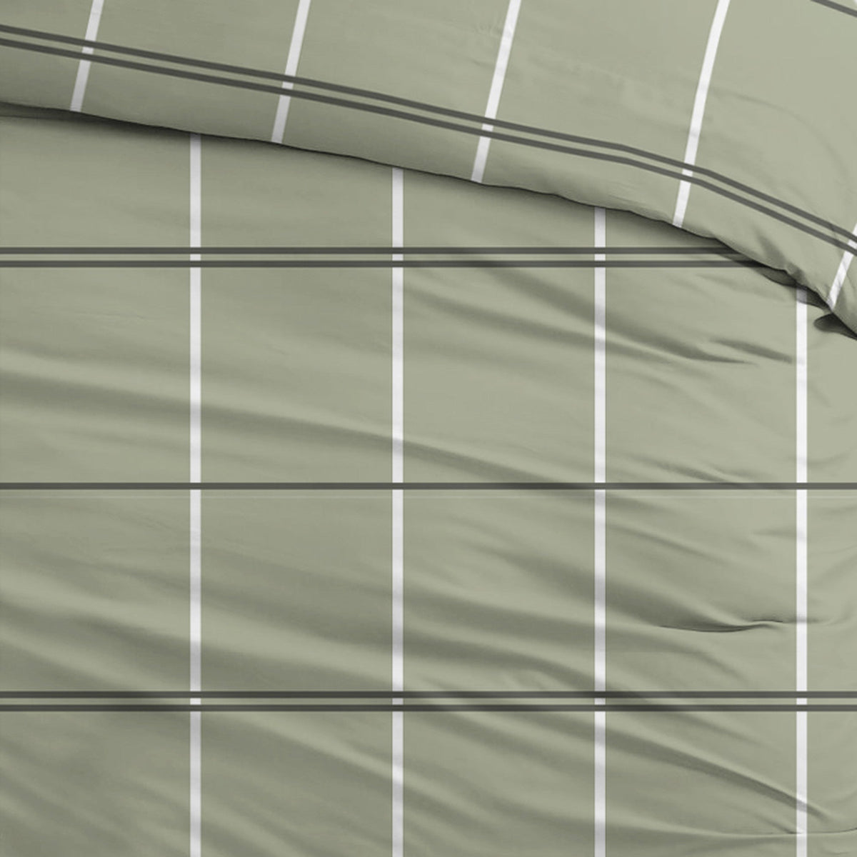 Sleepnight lakenset flanel Pommelin groen