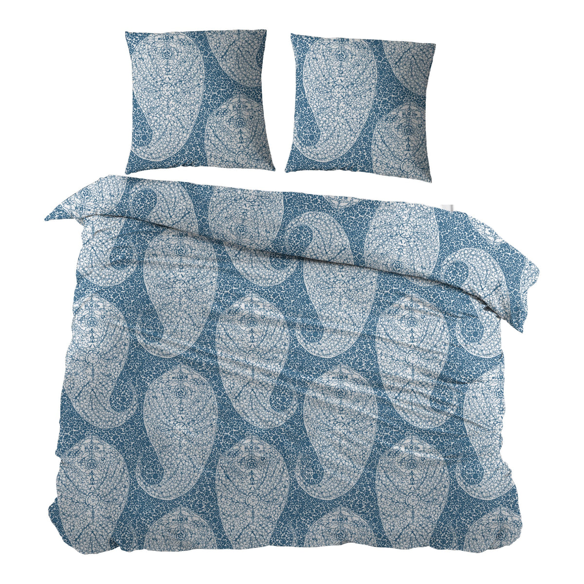 Sleepnight dekbedovertrek percale Asperges bleu