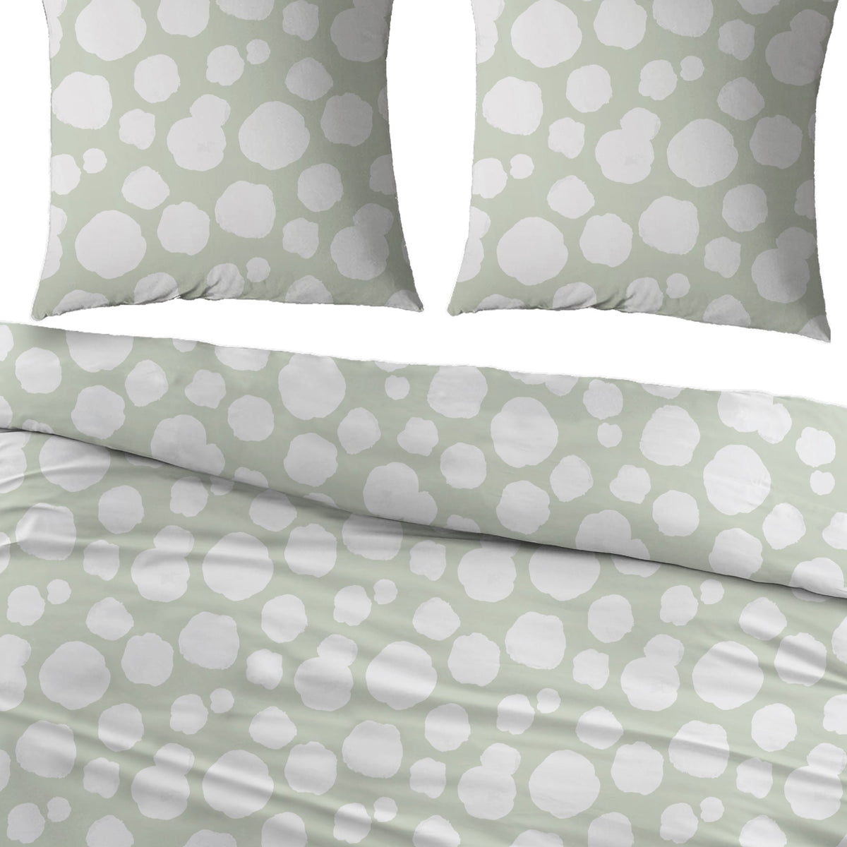 Sleepnight dekbedovertrek percale Framboises vert