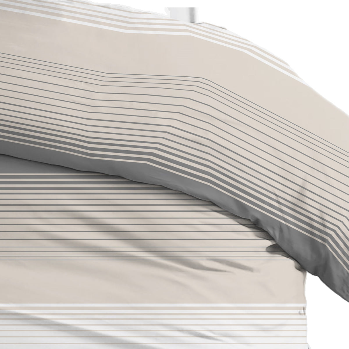 Sleepnight dekbedovertrek percale Poires gris beige