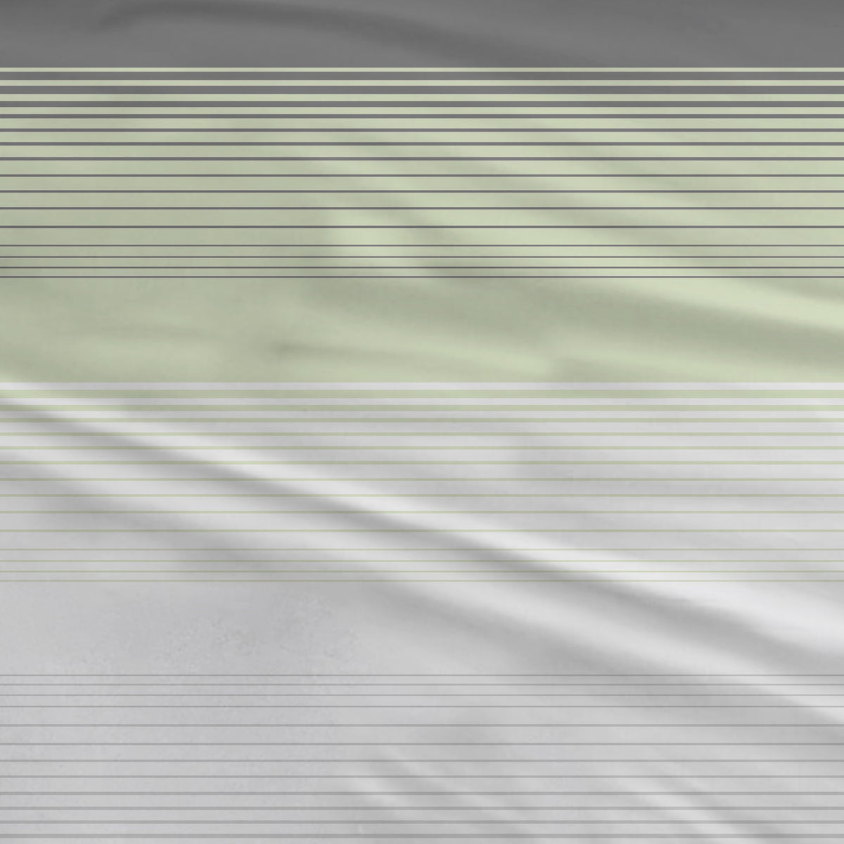 Sleepnight dekbedovertrek percale Poires gris vert