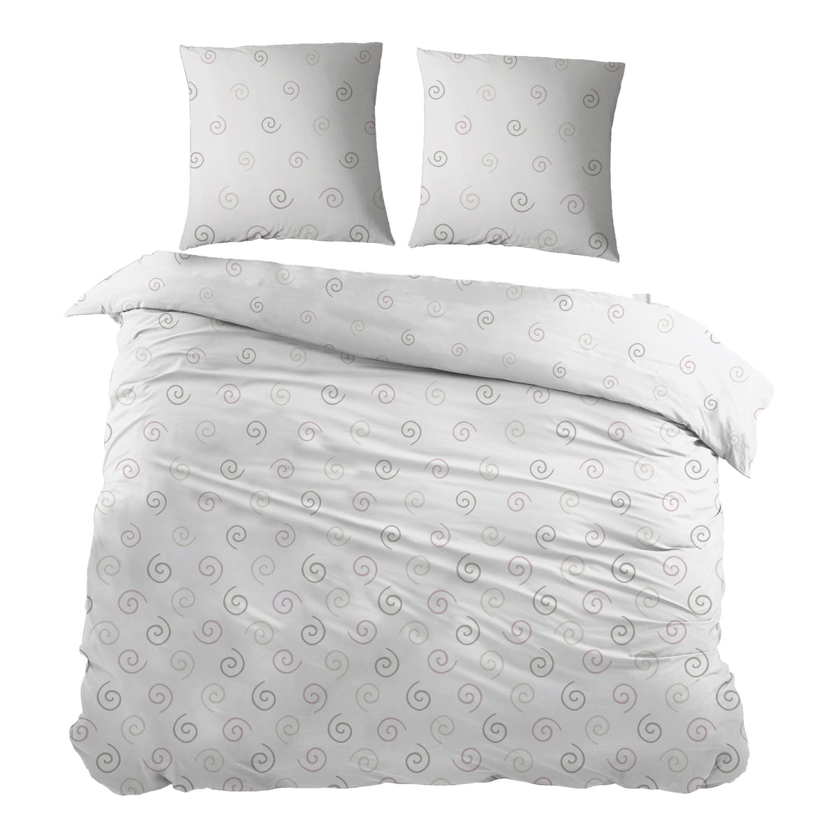 Sleepnight dekbedovertrek percale Raisins gris beige