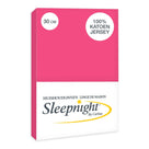 Sleepnight hoeslaken jersey 30 cm Fuchsia