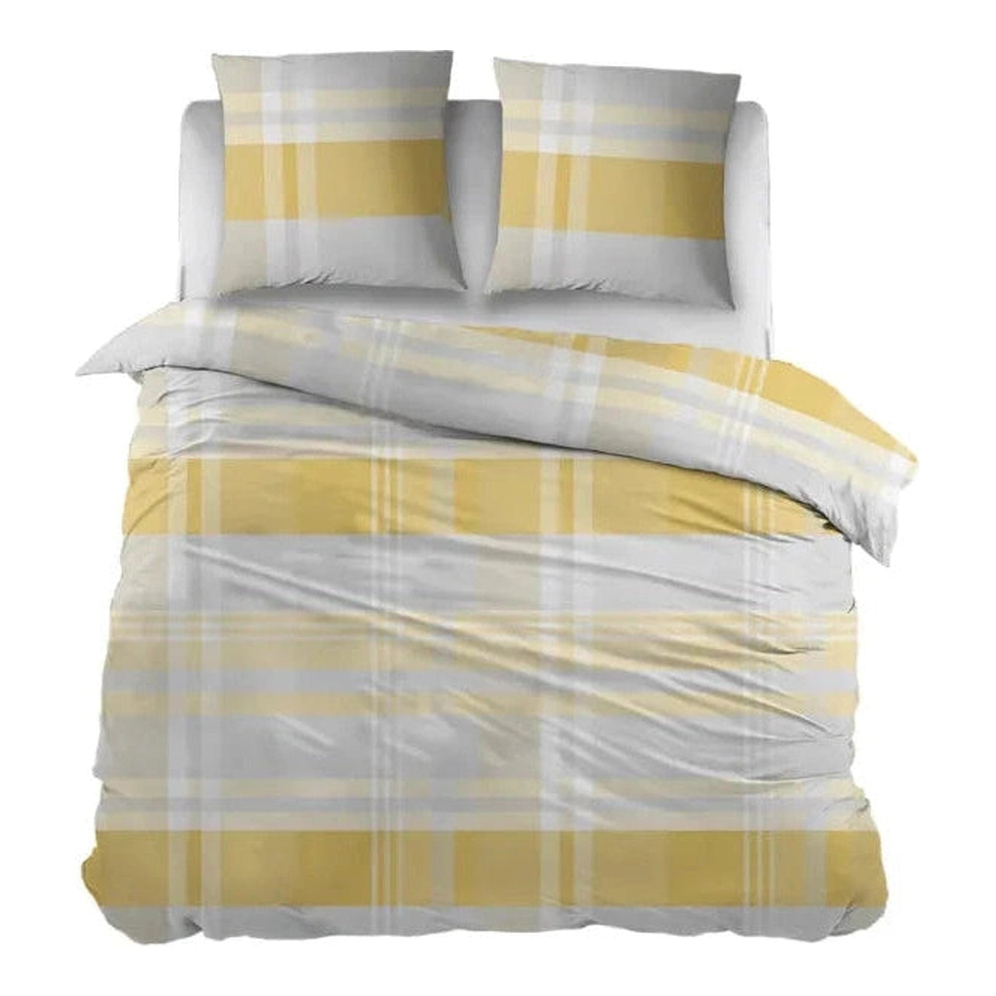 Sleepnight Lakenset flanel Ineke geel