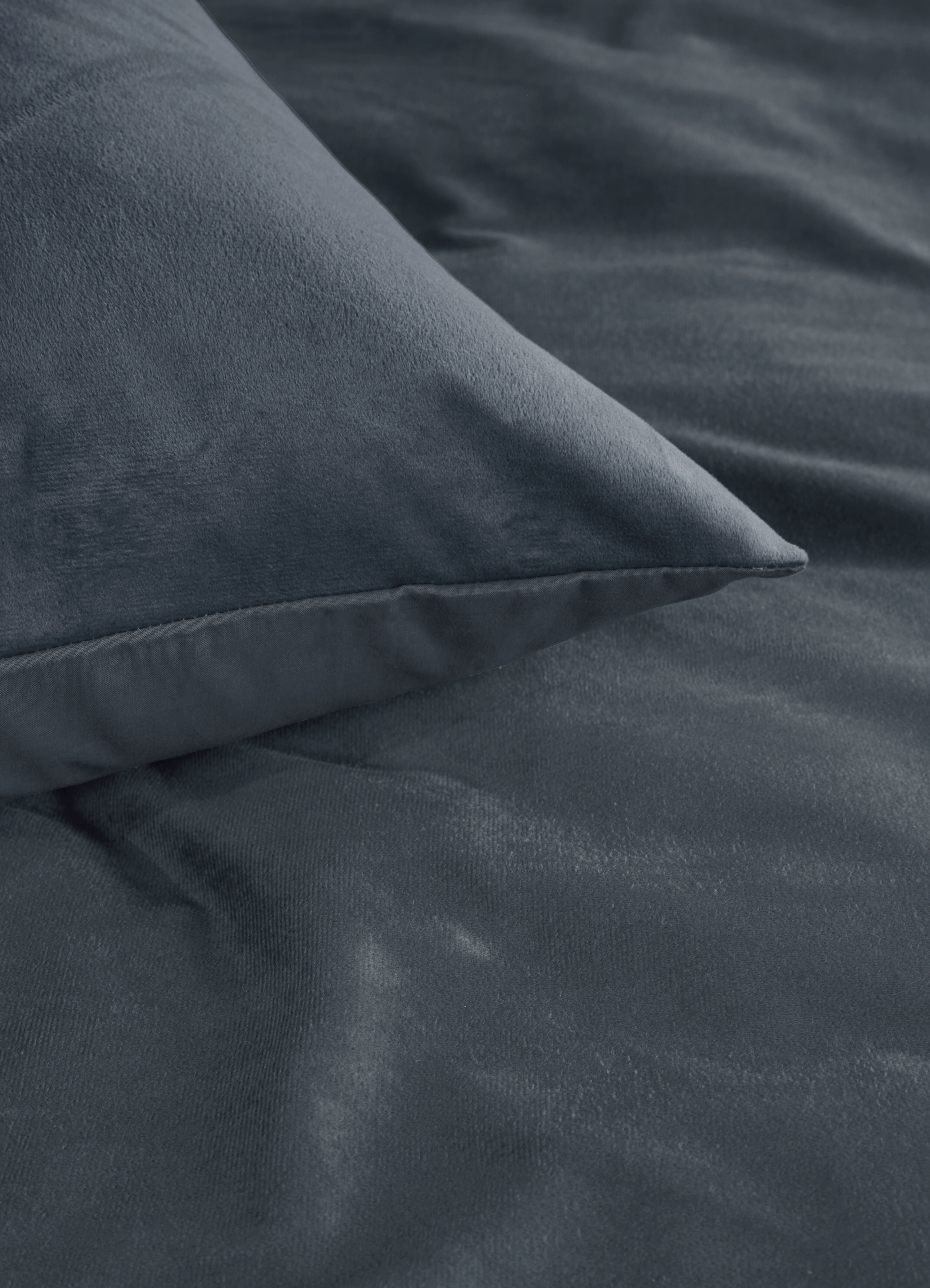 Ambiante Dekbedovertrek Velvet Blauw