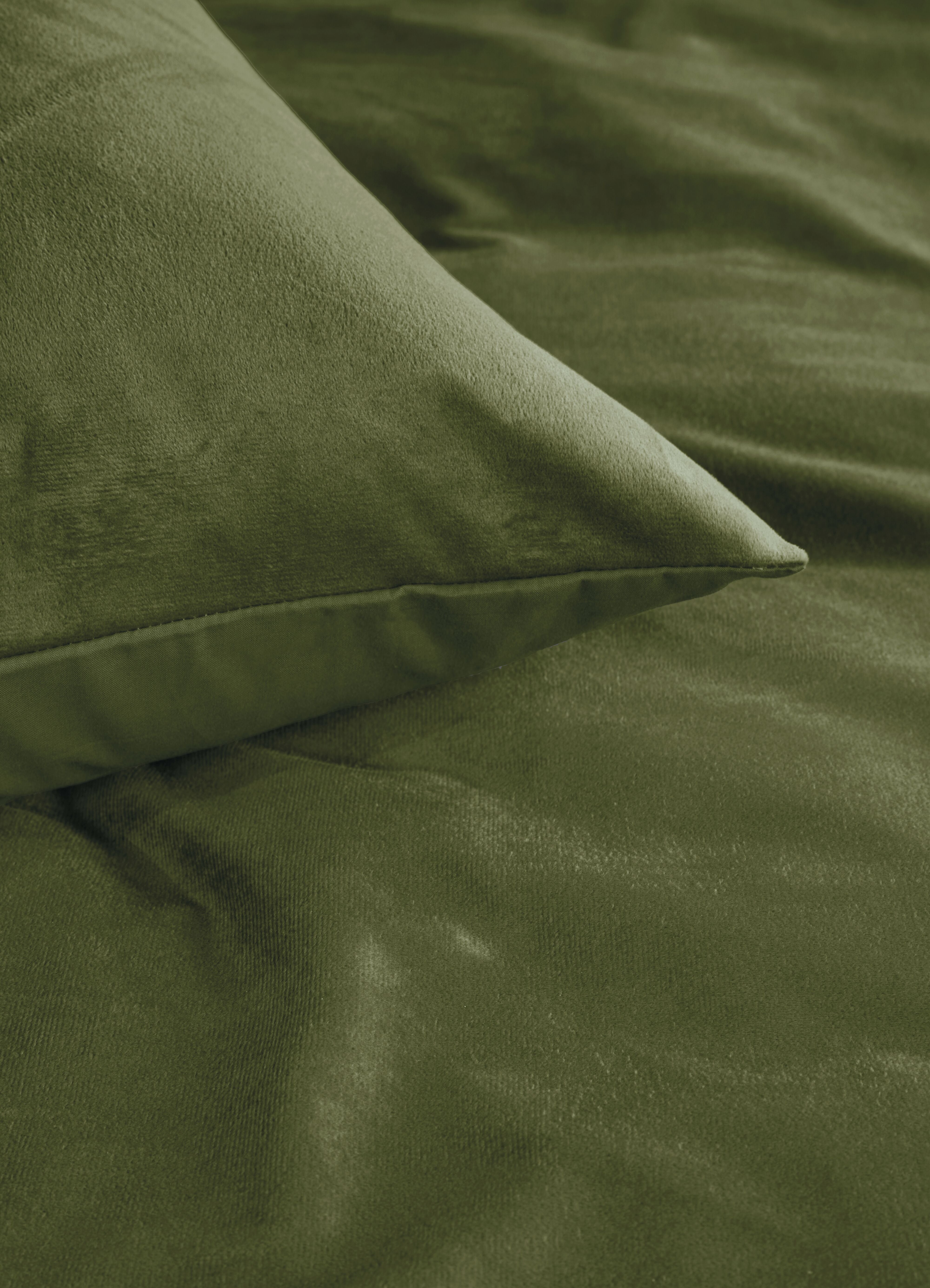 Ambiante Dekbedovertrek Velvet Groen