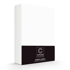 Cascina Colorini Hoeslaken Hoek 45cm Percale - Wit