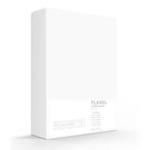 Romanette hoeslaken flanel wit #kleur_wit
