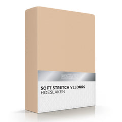 Romanette Drap-housse Velours Beige