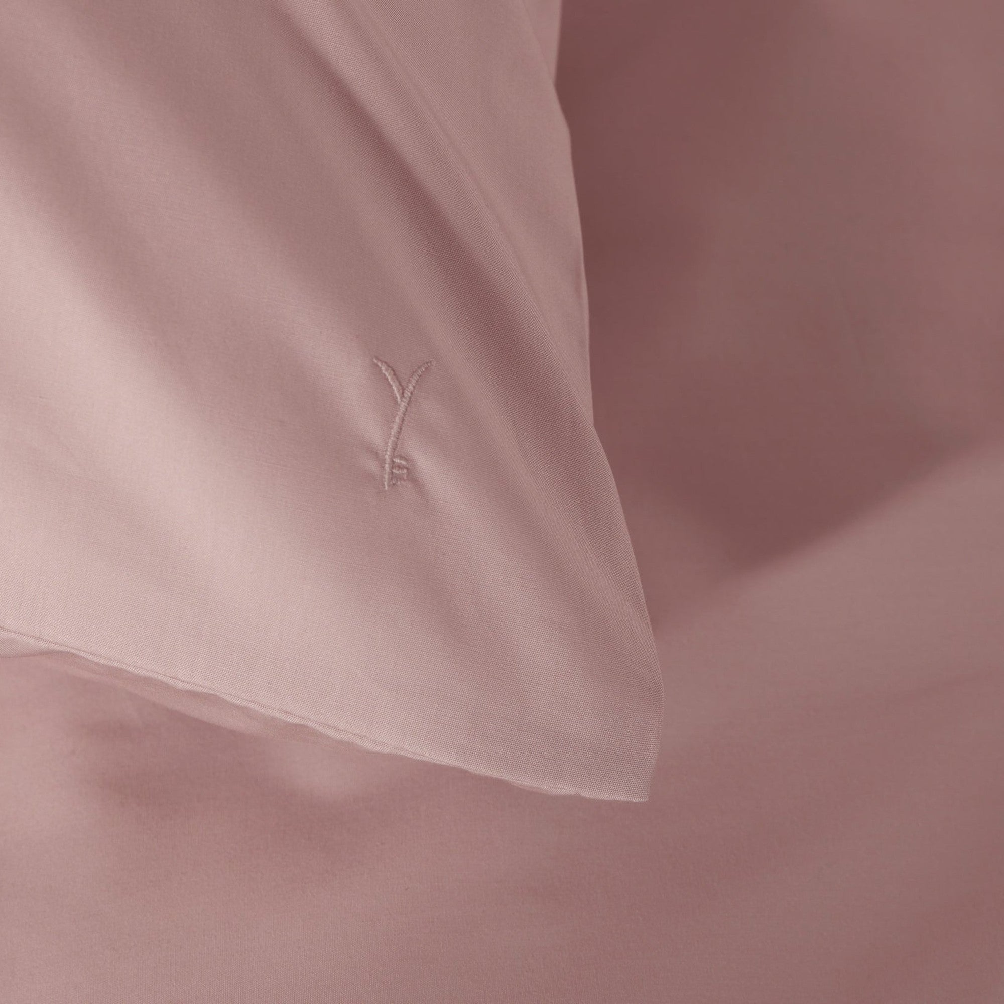 Yellow dekbedovertrek Suite Mumbai Haze Coral katoen percale