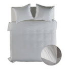 Yellow dekbedovertrek Suite Mumbai Vaporous Grey katoen percale