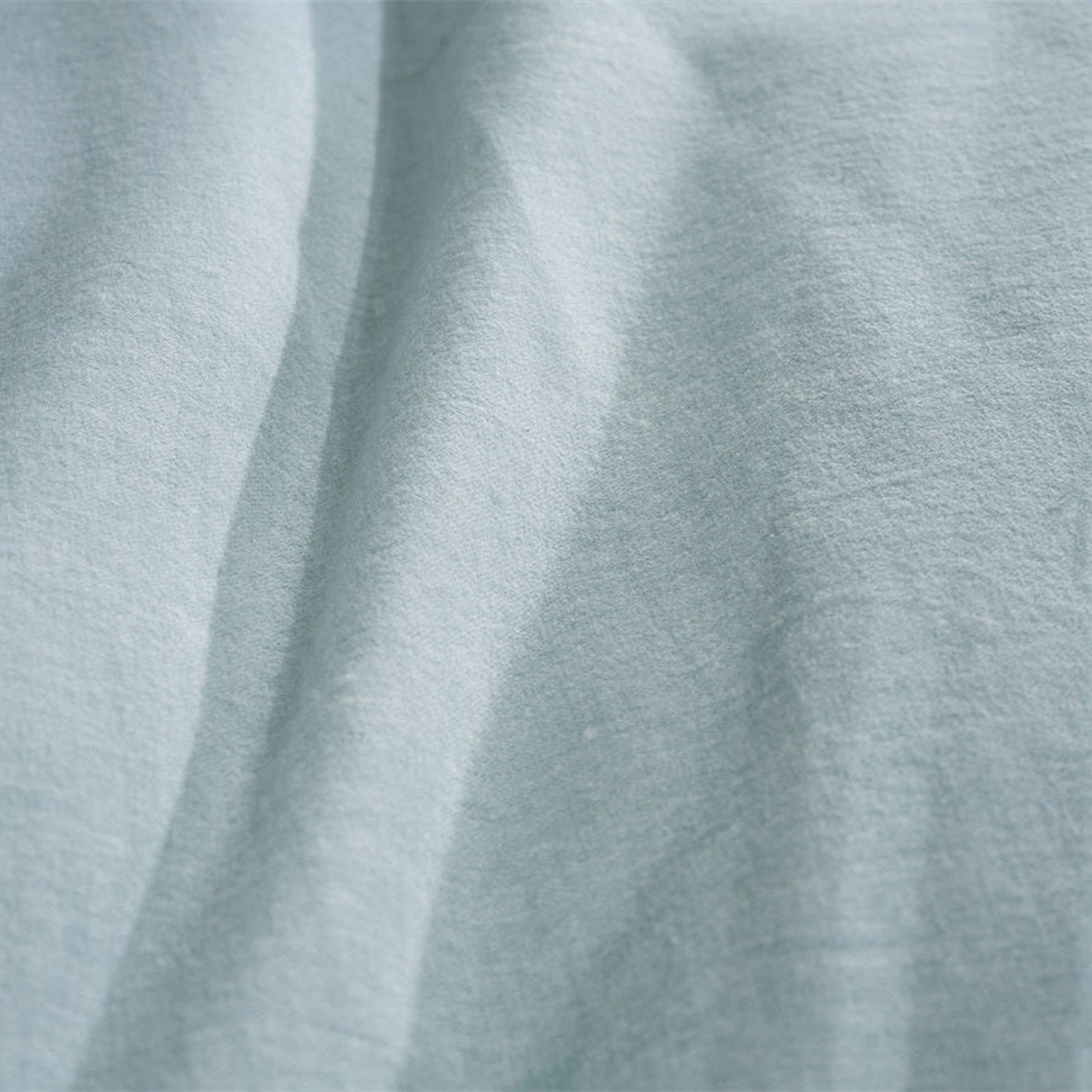 Zo Home dekbedovertrek flanel Flanella di Lino mint Green