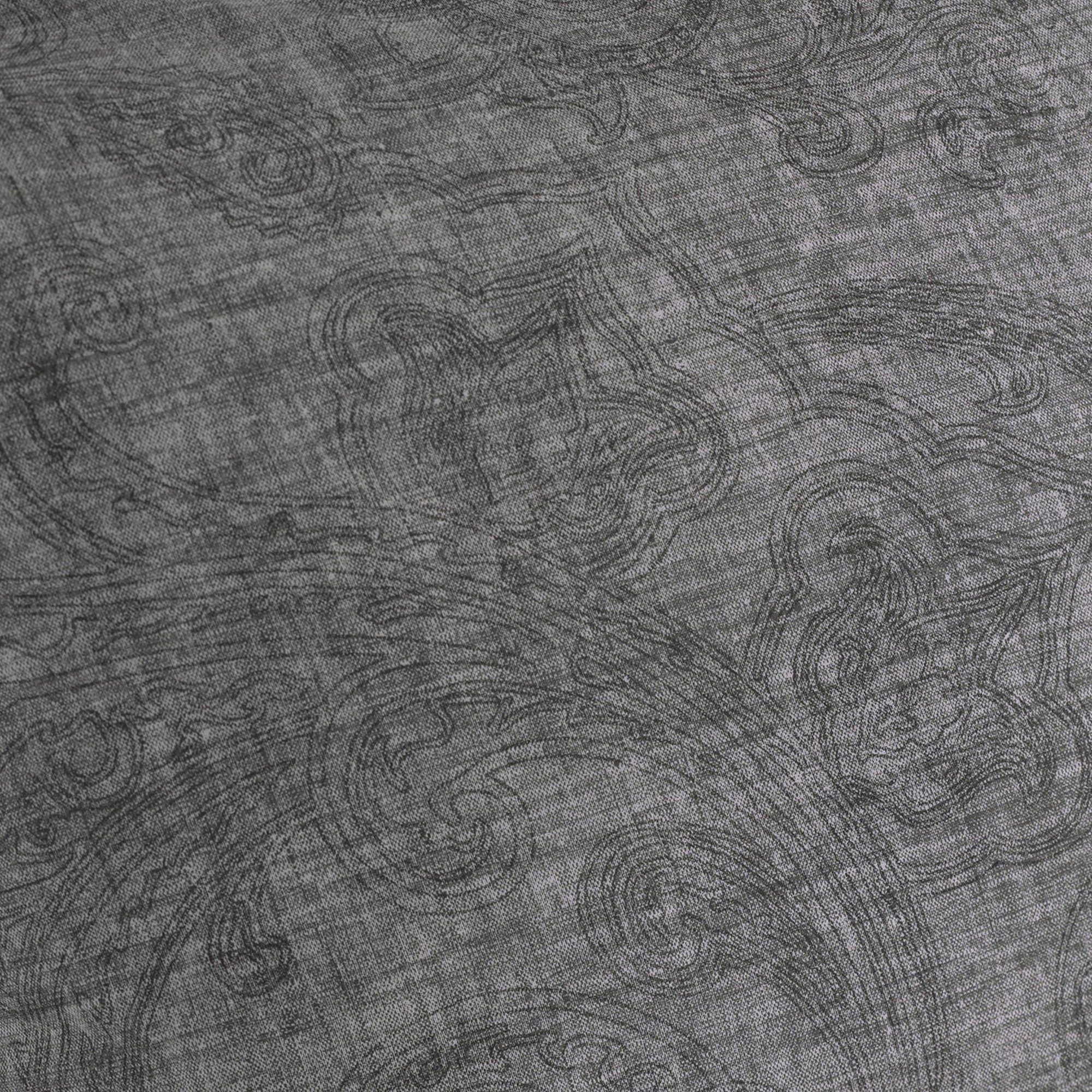 Zo Home dekbedovertrek Paisley Di Lino Dark Grey katoen