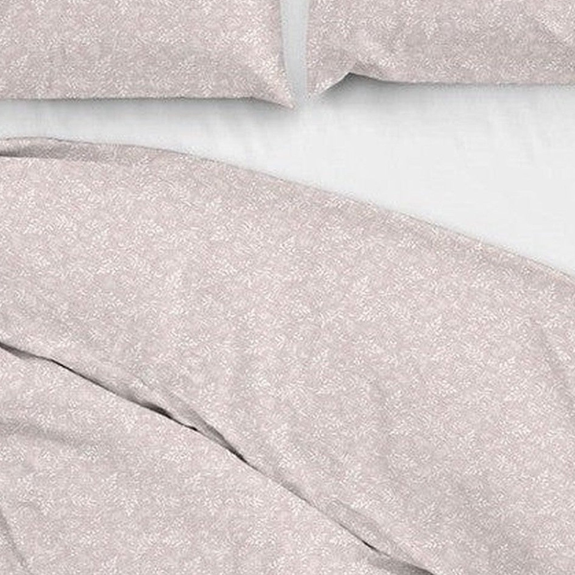 Zo Home dekbedovertrek katoen Petali di Lino Shell Nude