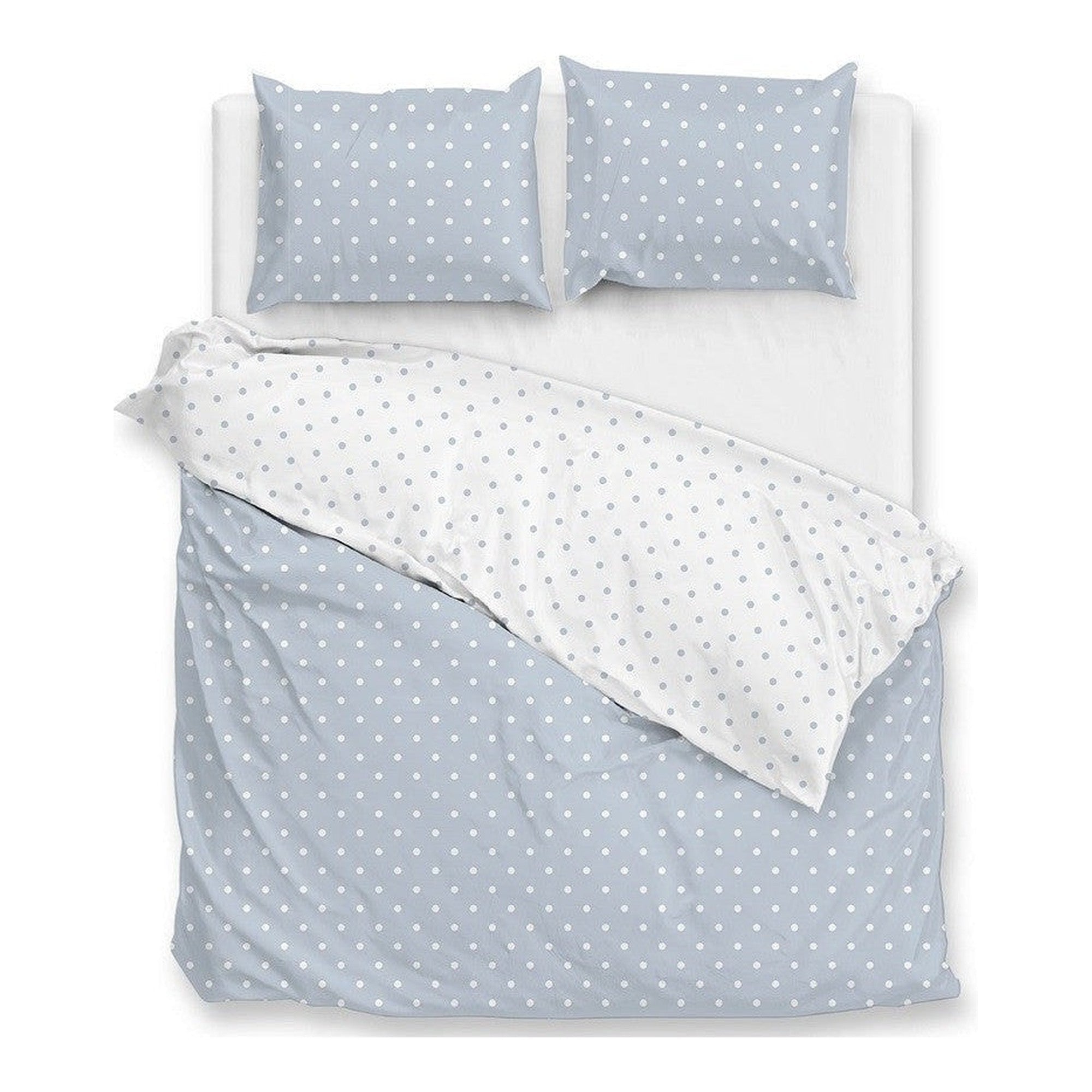 Zo Home dekbedovertrek katoen Punta di Cotone Powder Blue