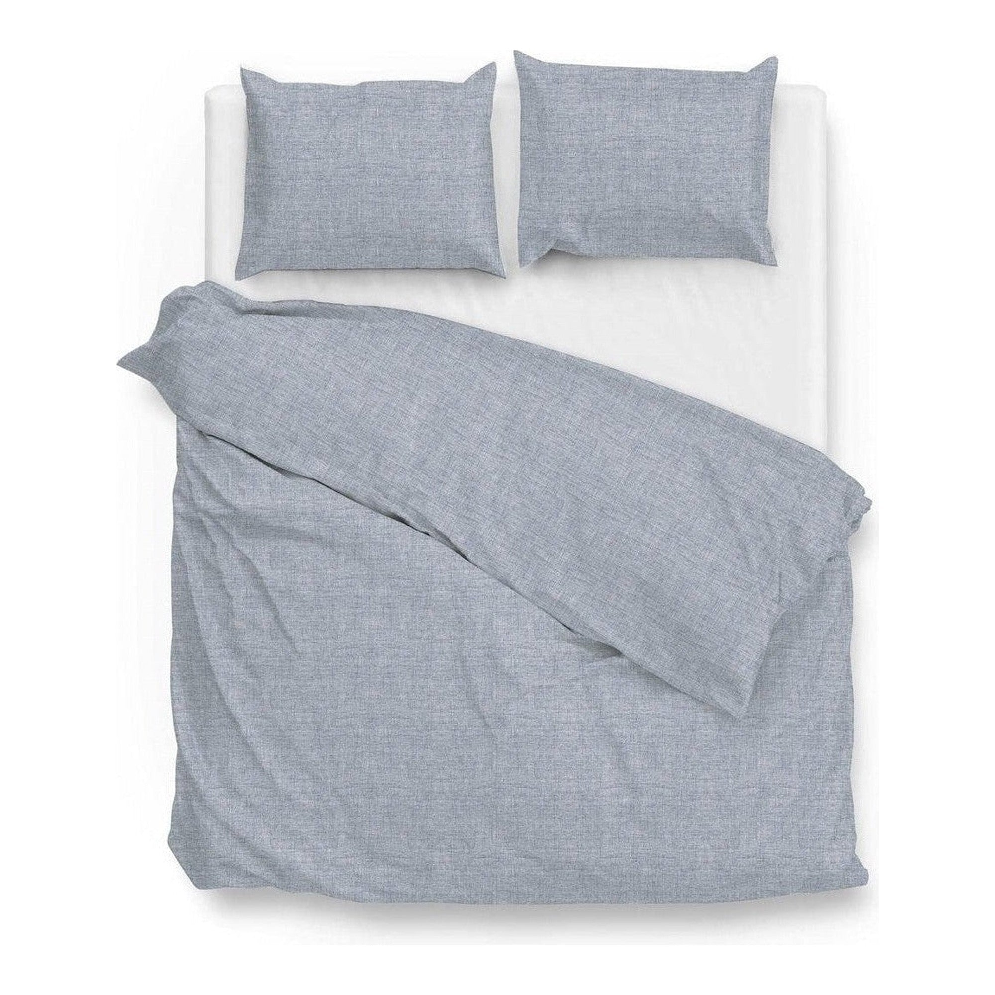 Zo Home dekbedovertrek Lino Denim katoen