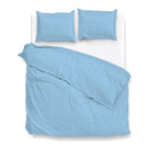 Zo Home dekbedovertrek Lino Topaz Blue katoen