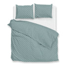 Zo Home dekbedovertrek Linea di Satinado Drizzle Green katoen-satijn