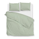 Zo Home dekbedovertrek satijn Linea di Satinado Foam Green