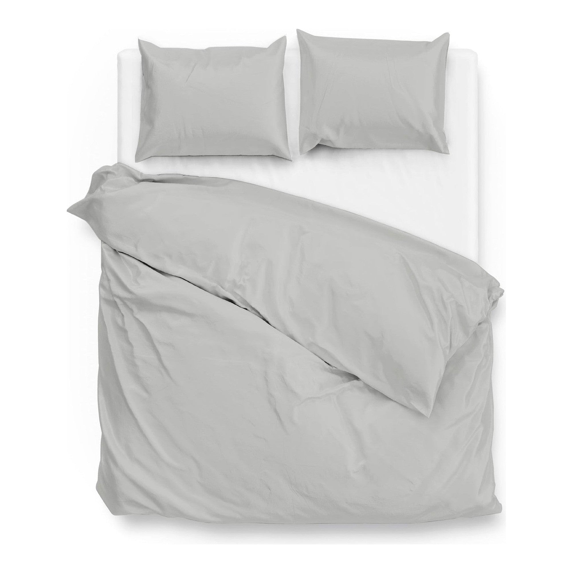 Zo Home dekbedovertrek satijn Satinado Ash Grey