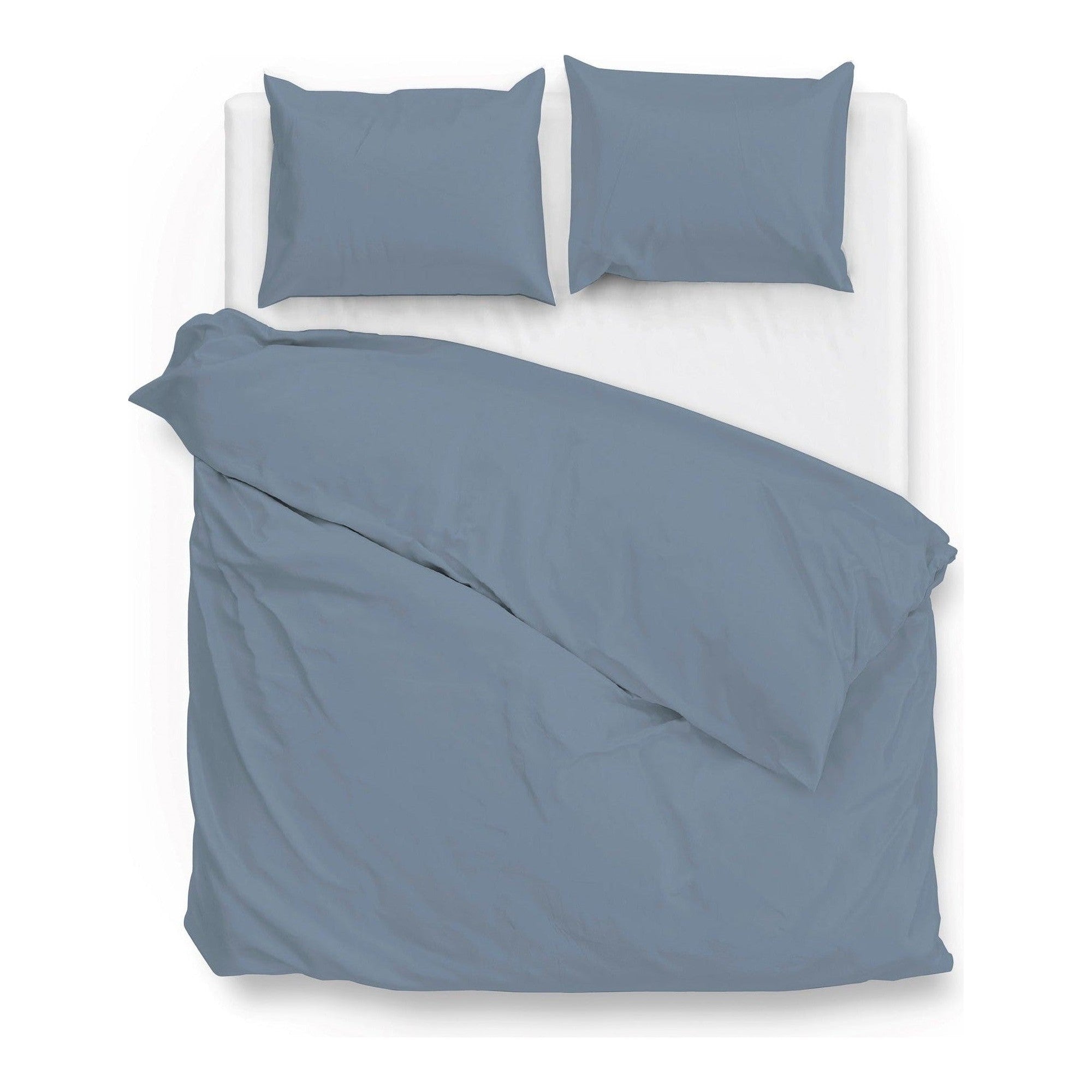 Zo Home dekbedovertrek satijn Satinado Riviera Blue